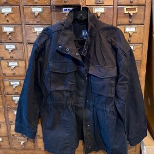 BIG SALE GAP black canvas jacket XL
